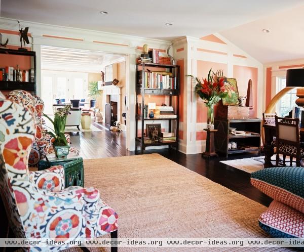 Eclectic Traditional Living Room