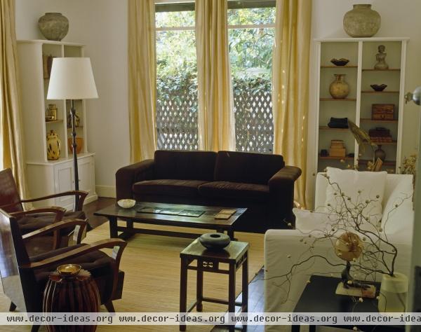 Asian Contemporary Living Room