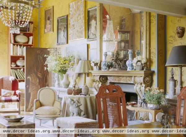 Eclectic Traditional Living Room