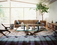 Bohemian Eclectic Midcentury Living Room