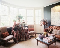 Bohemian Traditional Vintage Living Room