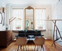 Eclectic Rustic Traditional Living Room