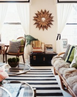 Bohemian Eclectic Vintage Living Room