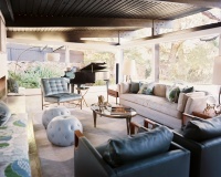 Contemporary Midcentury Living Room