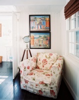 Beach Colonial Living Room