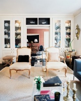 French Eclectic Traditional Living Room