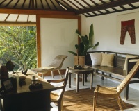 Asian Tropical Living Room