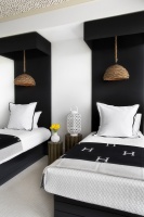 Contemporary Eclectic Hollywood Regency Bedroom