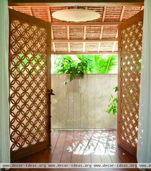 Asian Contemporary Tropical Bedroom