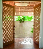 Asian Contemporary Tropical Bedroom