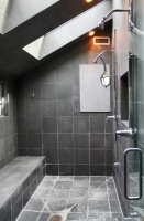 My Houzz: Rockstar vibe meets New England dream home - contemporary - bathroom - burlington