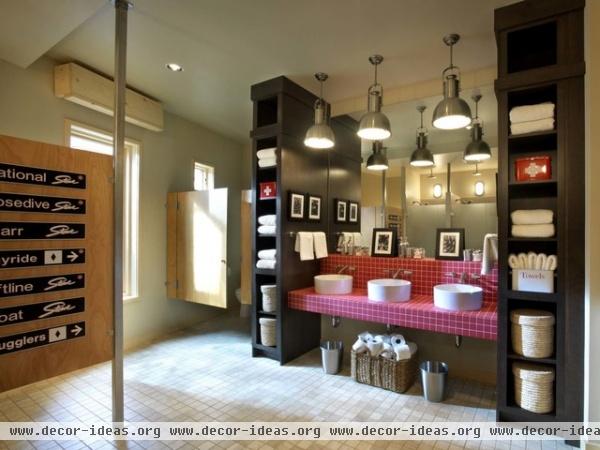 contemporary bathroom by Gristmill Builders, LTD