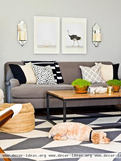 contemporary living room by Cynthia Lynn Photography