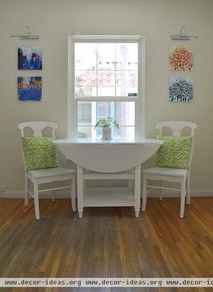 eclectic dining room by Sarah Greenman