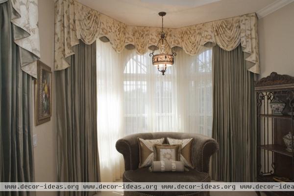 traditional window treatments by Debra Bowis