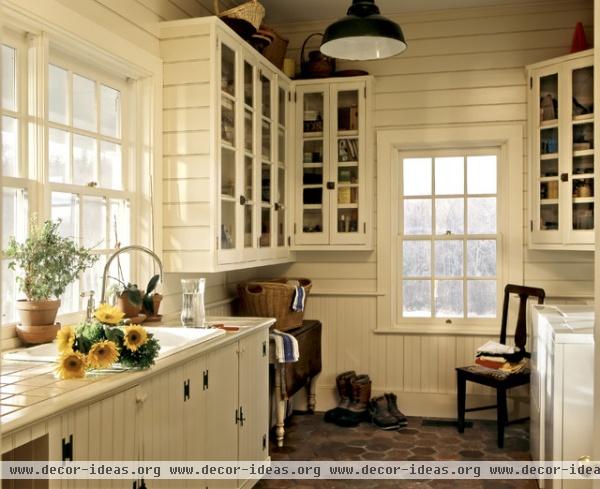 traditional laundry room by Crisp Architects