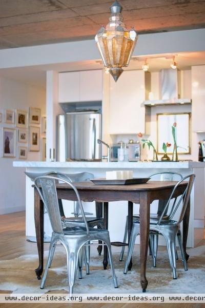 contemporary dining room by Andrew Snow Photography