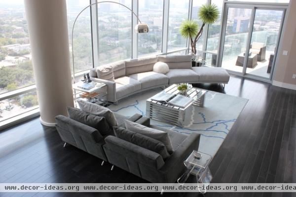 modern living room by MN Design by Mauricio Nava