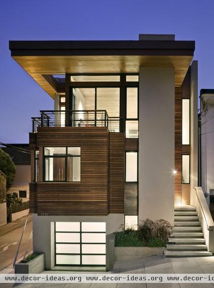 modern exterior by Bruce Wright