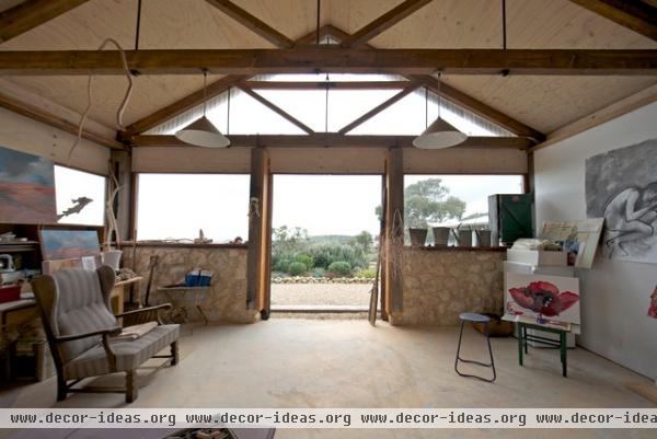 eclectic garage and shed by Jeni Lee