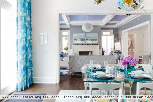 contemporary dining room by Rikki Snyder