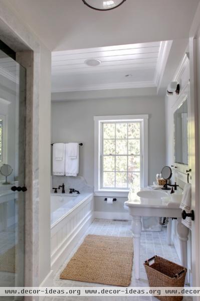 The Tate Post and Beam Barn Home - traditional - bathroom - manchester NH