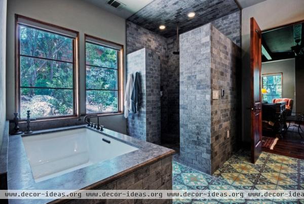 Lake Austin Hacienda - mediterranean - bathroom - austin