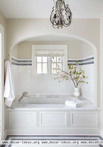 New Traditional Family Residence - traditional - bathroom - chicago