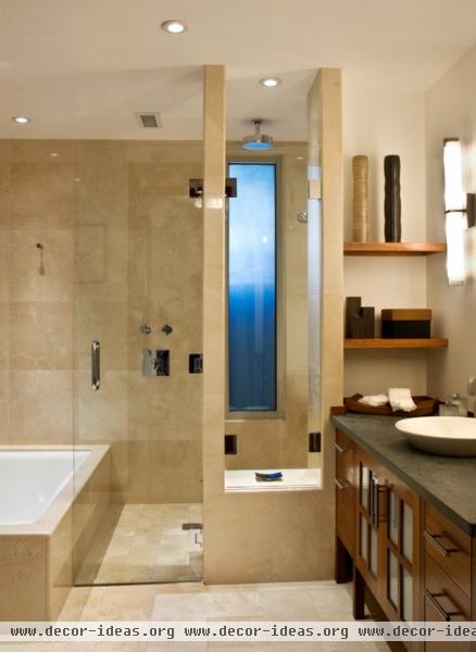 Abe Residence - contemporary - bathroom - hawaii