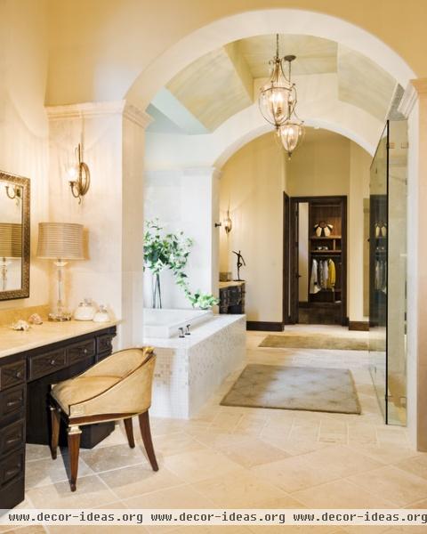 Rough Hollow Master Bath - mediterranean - bathroom - austin