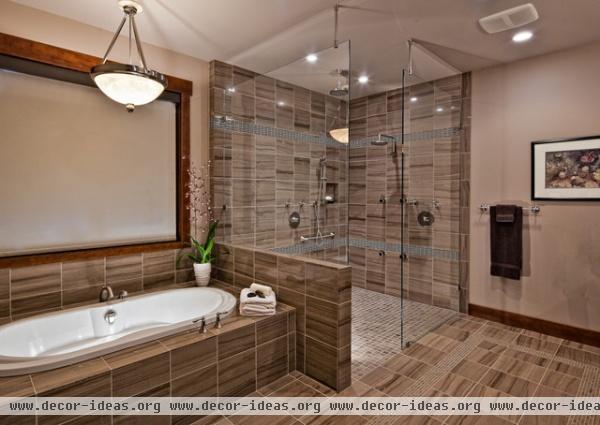 Luxury Timber Frame - contemporary - bathroom - vancouver