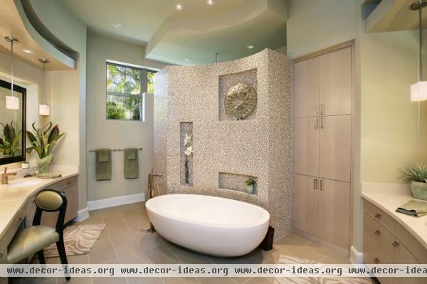 Private Residence in Southwest Florida - contemporary - bathroom - other metro