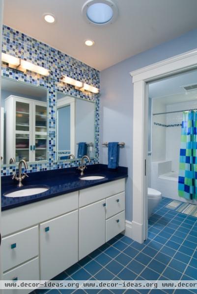 Burns Park Addition & Remodeling, 2000 & 2006 - traditional - bathroom - detroit