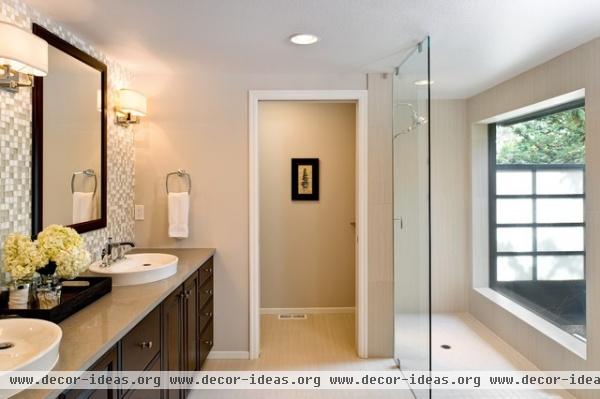 north albany master suite - contemporary - bathroom - portland