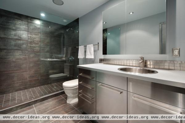 Private Airplane Hangar - contemporary - bathroom - vancouver