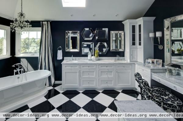 Aurora, IL Master Bath with French flair - traditional - bathroom - chicago