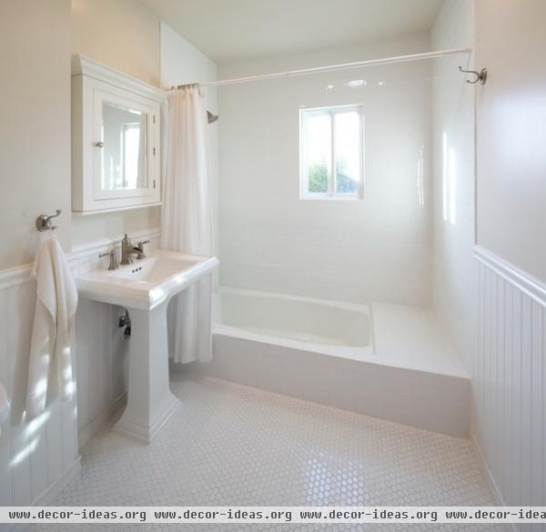 White Bathroom - contemporary - bathroom - los angeles