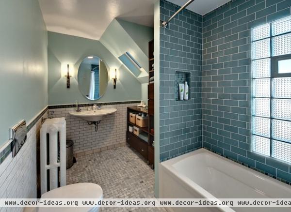 Old bathroom, new style - contemporary - bathroom - minneapolis