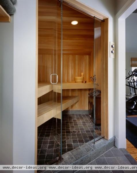 Sauna,  Rye NY - modern - bathroom - new york