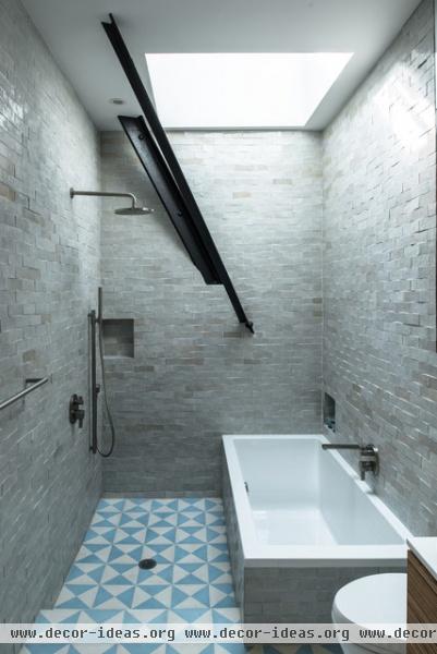 13th Street Penthouse - contemporary - bathroom - new york