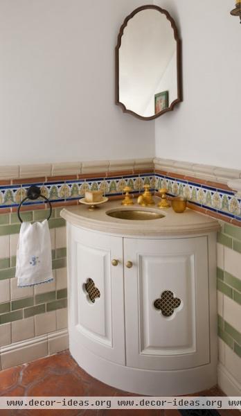 Spanish Colonial Remodel - mediterranean - bathroom - dallas