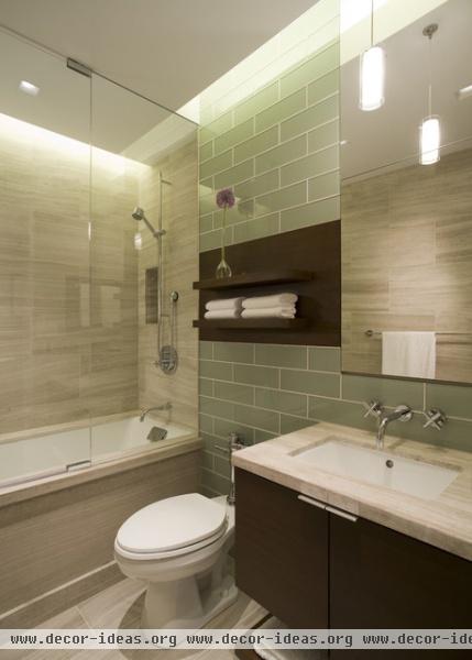 Lake Shore Drive Bathrooms - contemporary - bathroom - chicago