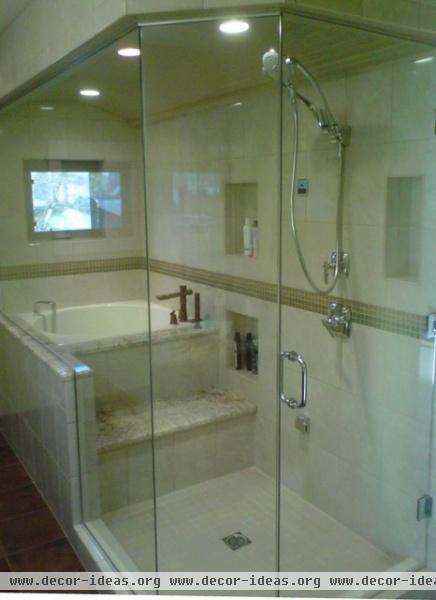 Eugene Steam Shower with Japanese Tub - contemporary - bathroom - other metro