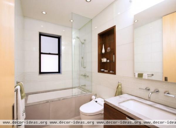 Upper West Side Combo - modern - bathroom - new york