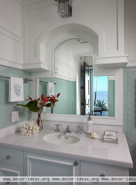 Sophisticated Key West Style - traditional - bathroom - other metro