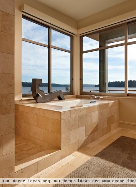 Lake House Two - Bath - modern - bathroom - seattle