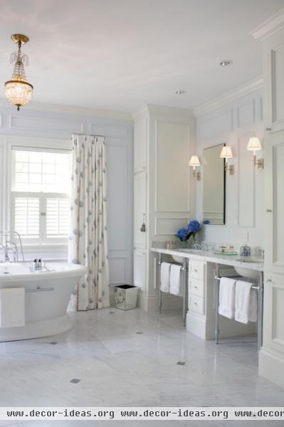 Historic Stick-style House - traditional - bathroom - boston