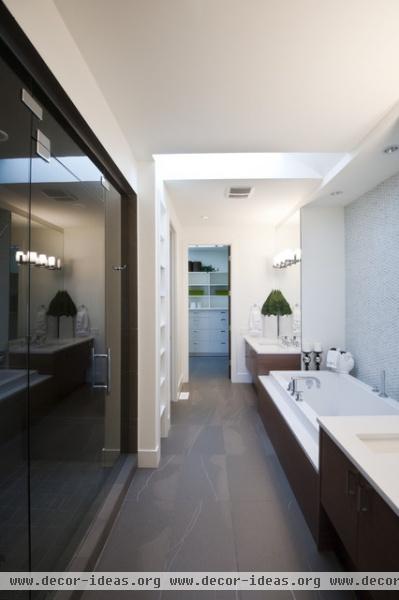 Piano White - contemporary - bathroom - calgary