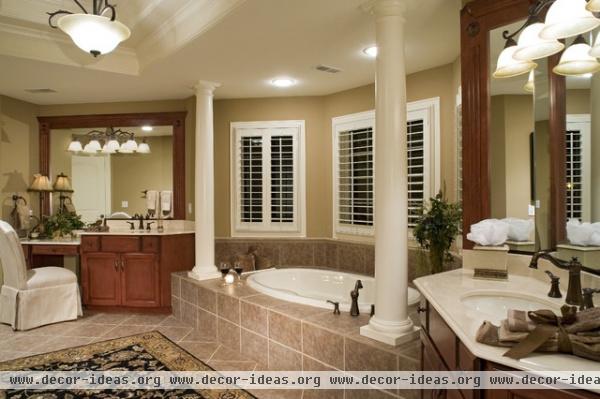 Elegant Traditional Home with English Pub - traditional - bathroom - chicago