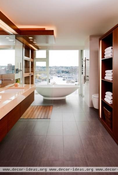 Condo Renovation 1 - contemporary - bathroom - vancouver